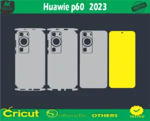 Huawie p60 2023 Skin Vector Template