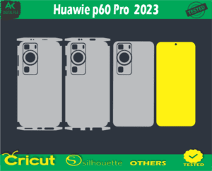 Huawie p60 Pro 2023 Skin Vector Template