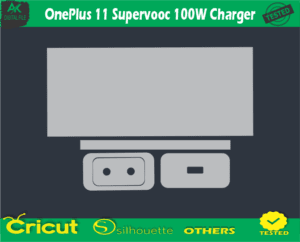 OnePlus 11 Supervooc 100W Charger Skin Vector Template