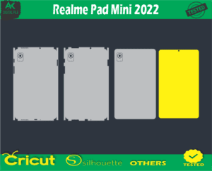 Realme Pad Mini 2022 Skin Vector Template