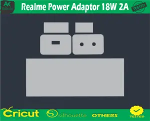 Realme Power Adaptor 18W 2A Skin Vector Template