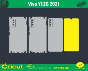 Vivo Y12G 2021 Skin Vector Template