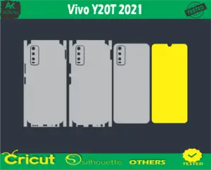 Vivo Y20T 2021 Skin Vector Template