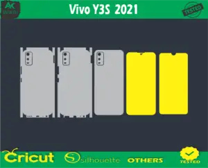 Vivo Y3S 2021 Skin Vector Template