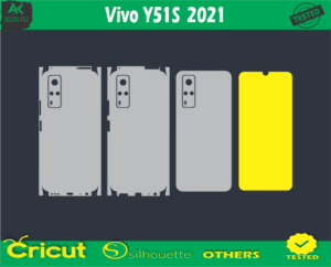 Vivo Y51S Skin Vector Template