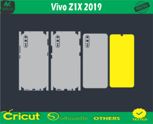 Vivo Z1X 2019 Skin Vector Template