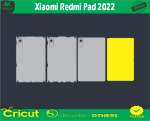Xiaomi Redmi Pad 2022 Skin Vector Template