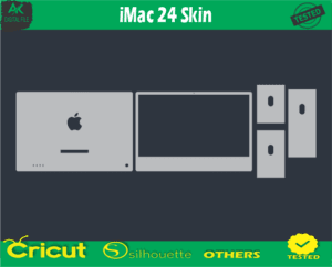 iMac 24 Skin Skin Vector Template