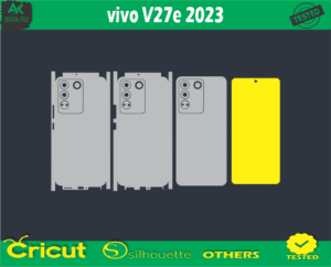 vivo V27e 2023 Skin Vector Template