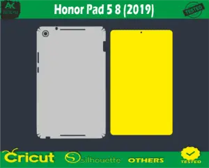 Honor Pad 5 8 Skin Vector Template