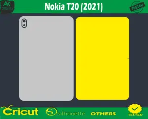 Nokia T20 Skin Vector Template