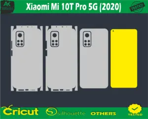 Xiaomi Mi 10T Pro 5G Skin Vector Template