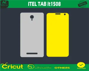 ITEL TAB IT1508 Skin Vector Template