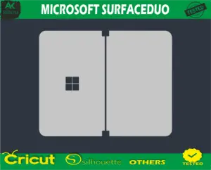 MICROSOFT SURFACEDUO Skin Vector Template