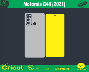 Motorola G40 Skin Vector Template