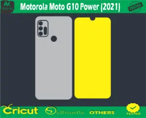 Motorola Moto G10 Power Skin Vector Template