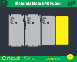 Motorola Moto G40 Fusion Skin Vector Template