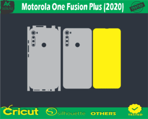 Motorola One Fusion+ Skin Vector Template