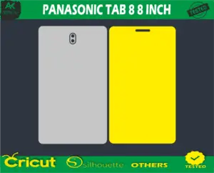 PANASONIC TAB 8 8 INCH Skin Vector Template