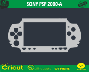 SONY PSP 2000-A Skin Vector Template