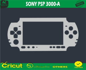 SONY PSP 3000-A Skin Vector Template