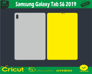 Samsung Galaxy Tab S6 2019 Skin Vector Template