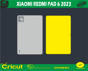 XIAOMI REDMI PAD 6 2023 Skin Vector Template