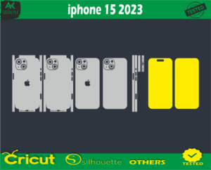 iphone 15 2023 Skin Vector Template low price