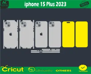 iphone 15 Plus 2023 Skin Vector Template