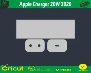 Apple Charger 20W 2020 Skin Vector Template