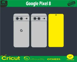 Google Pixel 8 Skin Vector Template File skin Die cut