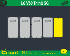 LG V60 ThinQ 5G Skin Vector Template free