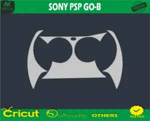 SONY PSP GO-B Skin Vector Template