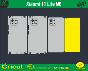 Xiaomi 11 Lite NE Skin Vector Template