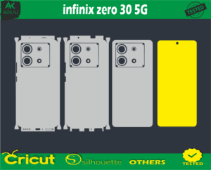 infinix zero 30 5G Skin Vector Template