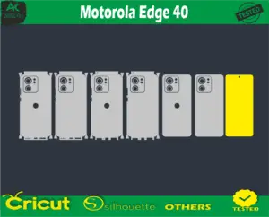 Motorola edge 40 5g Skin Vector Template File skin Die cut