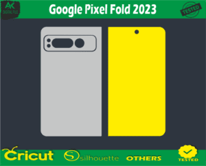 Google Pixel Fold 2023 Skin Vector Template free