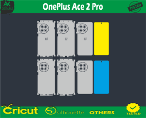 OnePlus Ace 2 Pro Skin Vector Template file skin die cut