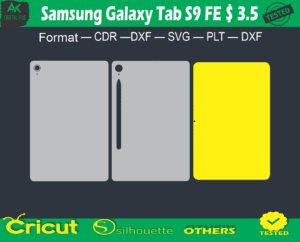 Samsung Galaxy Tab S9 FE Skin Vector Template free Full warp skin