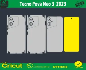 Tecno Pova Neo 3 2023 Skin Vector Template free