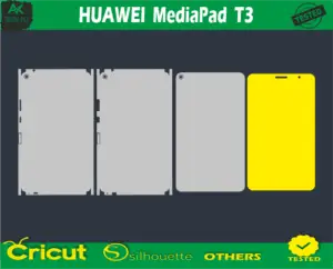 huawei medaipad t3 Skin Vector Template free