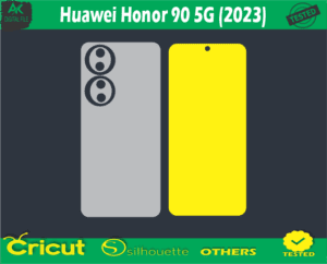 Huawei Honor 90 5G Skin Vector Template free