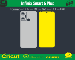 Infinix Smart 6 Plus Skin Vector Template free Full warp