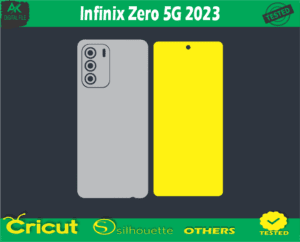 Infinix Zero 5G 2023 Skin Vector Template free Full warp