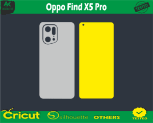 Oppo Find X5 Pro Skin Vector Template free Full warp