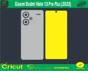 Xiaomi Redmi Note 13 Pro Plus Skin Vector Template free Full warp