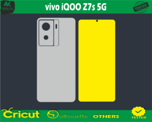 vivo IQOO Z7s 5G3 Skin Vector Template free Full warp