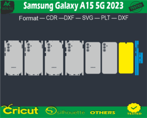 Samsung Galaxy A15 5G 2023 Skin Vector Template Full warp free