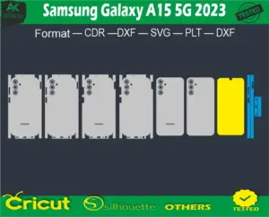 Samsung Galaxy A15 5G 2023 Skin Vector Template Full warp free