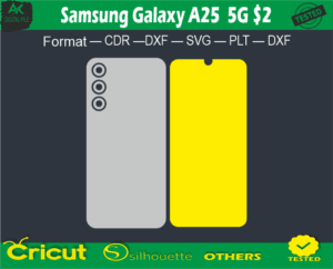 Samsung Galaxy A25 Skin Vector Template